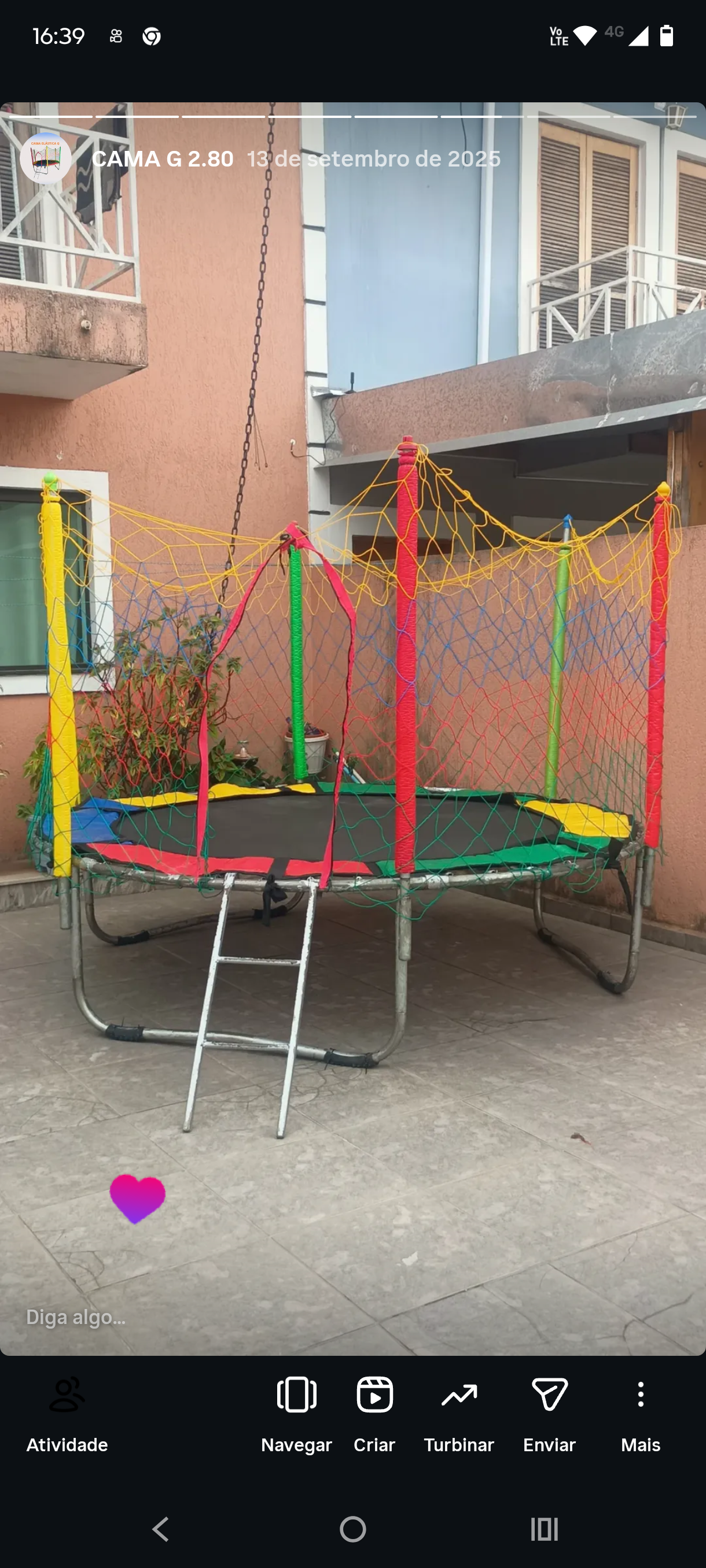 Cama Elástica G (2.80m)
