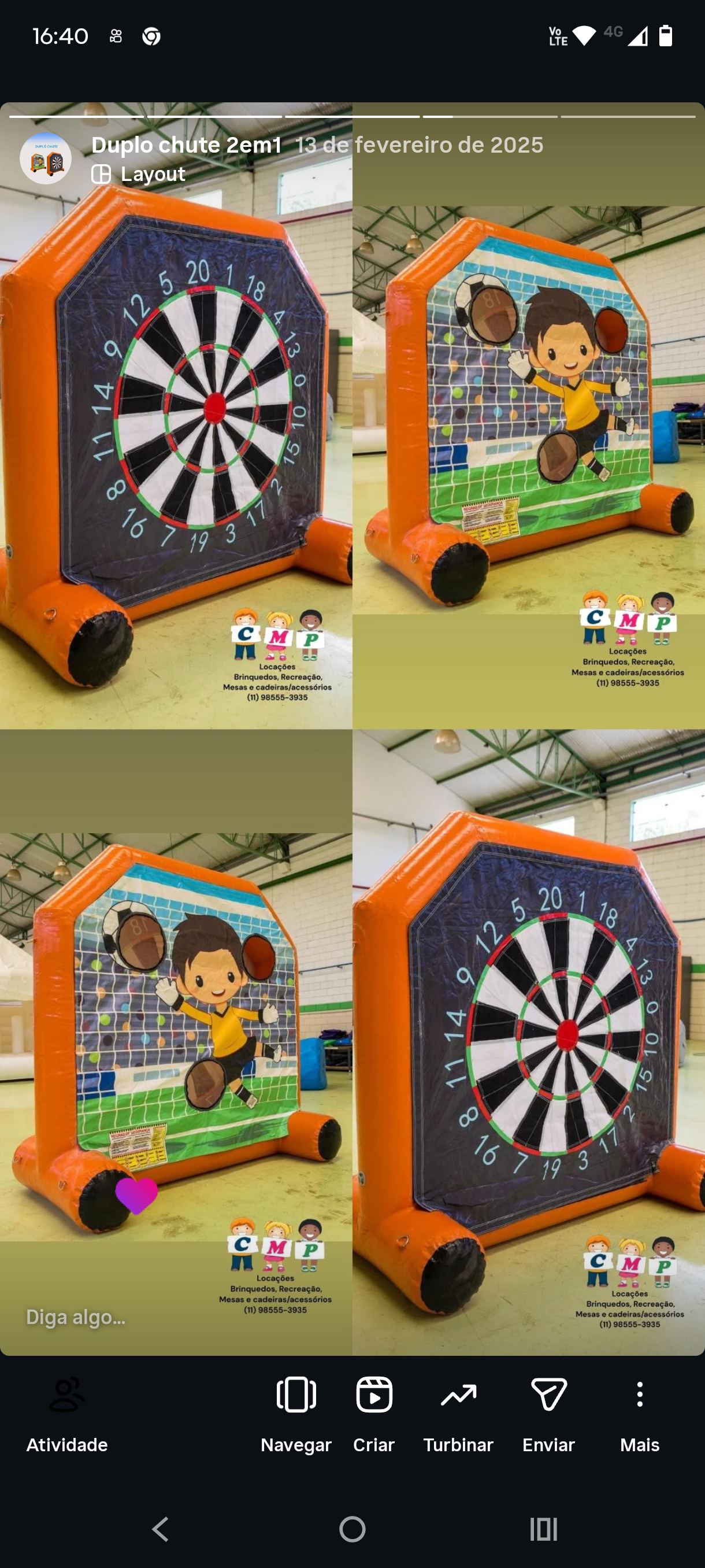 Duplo Chute 2 em 1